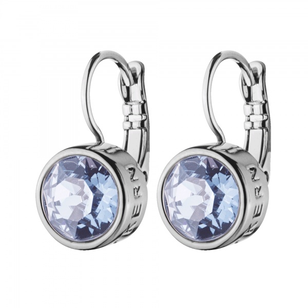 Dyrberg Kern Louise Silver Earrings - Light Blue